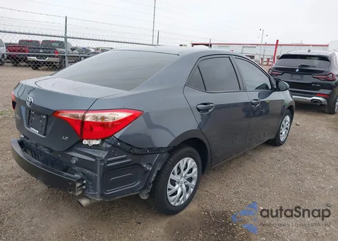 2017 Toyota Corolla Le from USA, damaged, VIN 5YFBURHE7HP676531